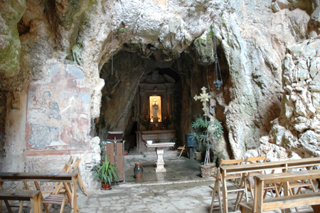 Parte centrale della grotta