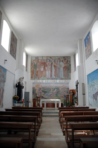 L'interno del Santuario