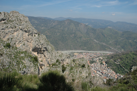Panorama di Pazzano e Bivongi